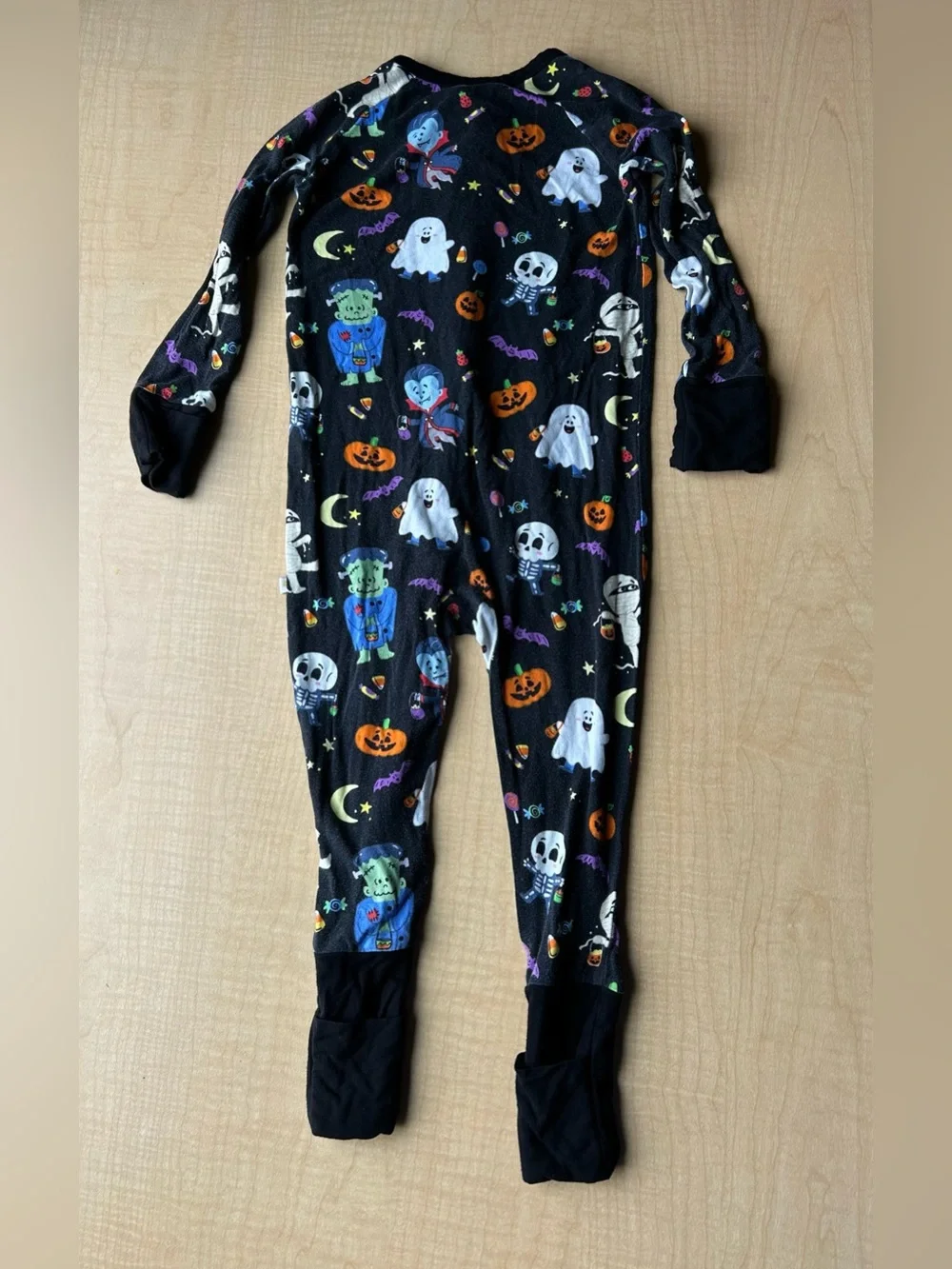 Soulbaby Bamboo One-Piece Sleeper Cute Halloween Print 12-18M
